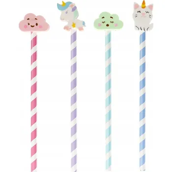 Grafitová tužka Tužka s gumou, tužka na matematiku HB, tenká tužka pro děti Incood HB 1 ks