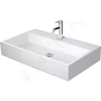 Umyvadlo Duravit Vero Air Umyvadlo 80x47 cm, bez přepadu, otvor pro baterii, bílá, 2350800041