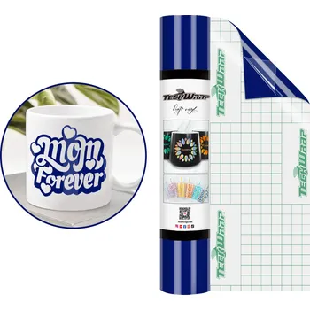 Samolepící dekorace Lesklý - Impact Blue - samolepící vinylová folie TeckWrap Velikost: 30,5 x 30 cm