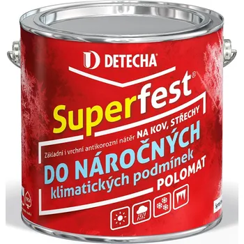 Lak na dřevo Detecha SUPERFEST Barva: šedý, Balení: 2,5 kg