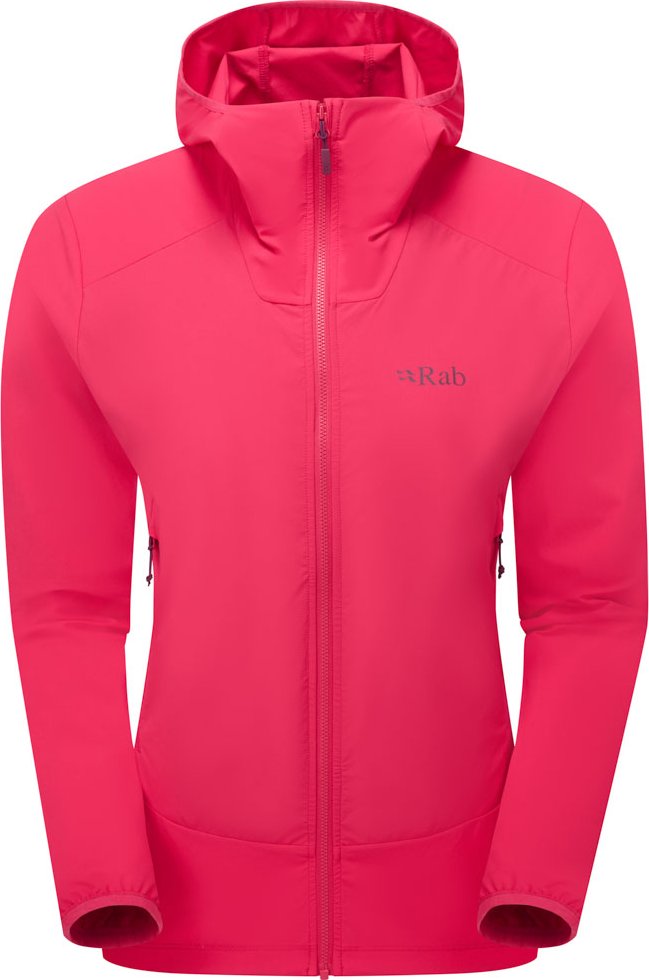 Dámská softshellová bunda Rab Borealis Hoody 2.0 Barva: Watermelon, Velikost: M
