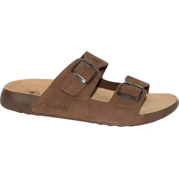 Dámská zdravotní obuv MEDI LINE dámské zdravotní pantofle 1635-25 Barva: hnědá, Velikost: 41