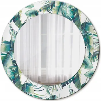 Zrcadlo Nástěnné Zrcadlo Rám Glamour Listy 50cm