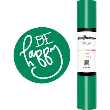 Samolepící dekorace TeckWrap PU HTV - Green Velikost: 30,5 x 30 cm