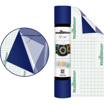 Samolepící dekorace Matný - Impact Blue - samolepící vinylová folie TeckWrap Velikost: 30,5 x 30 cm