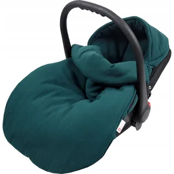 Fusak Lehký fusak z mušelínové bavlny / tmavě zelená