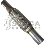 Vlnovec 50x230 mm + 2x100 mm nátrubek TYLL 20078