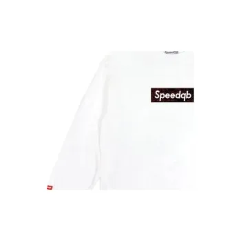 Pánské tričko SPEEDQB ČERVENÁ GLITCH CAMO BOX LOGO LS TRIČKO, vel. S - BÍLÁ