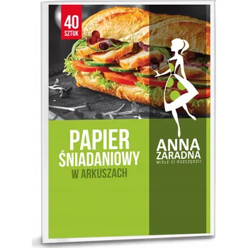 Obraz Svačinový PAPÍR na svačiny Balení 40 ARCHŮ Anna Zaradna