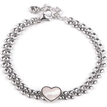 Náramek Náramek z nerezové oceli srdce