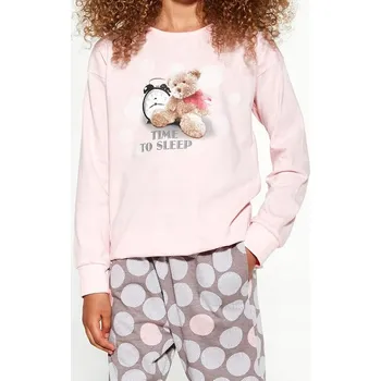 Dámské noční prádlo Cornette pyžamo šedé velikost 116