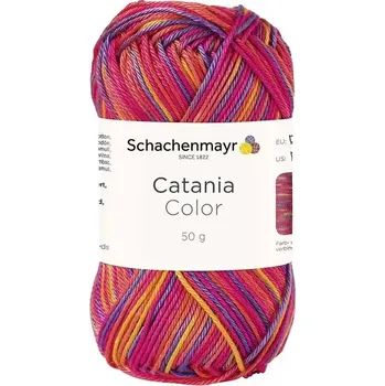 Příze Schachenmayr Catania Color 205 Multicolor (Bavlněná příze Catania Color 205 Multicolor)