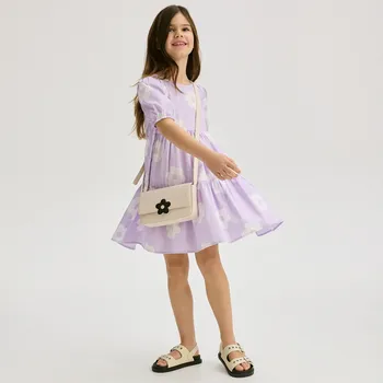 Dívčí šaty Reserved - Šaty se vzorem - levandulová - 900EG-04X - 900EG-04X-152
