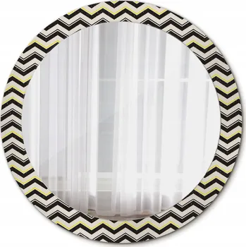 Zrcadlo Moderní zrcadlo na zeď Cikcakovitý vzor 80