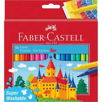 Dětské školní FIXY , malířské Fixy 36 barev - Faber-Castell