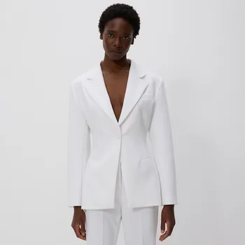 Dámské sako Reserved - Vypasované sako s viskózou - krémová - YT238-01X - YT238-01X-XS