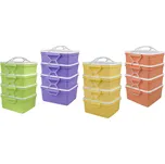 Plastový jídlonosič hranatý 3x 1,2 plus…