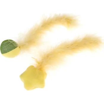 Hračka pro kočku TIAKI sada hraček pro kočky míček a hvězda - sada 2 ks