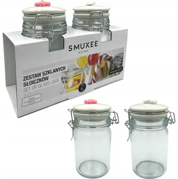 Sklenice Smukee Home Sada Skleněných Nádob Sklenic Skleniček 250ml 2ks