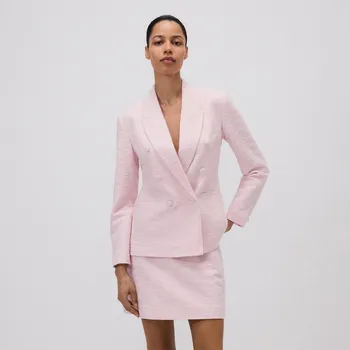 Dámské oblečení Reserved - Úpletová sukně - pastelově růžová - 9241H-03X - 9241H-03X-S