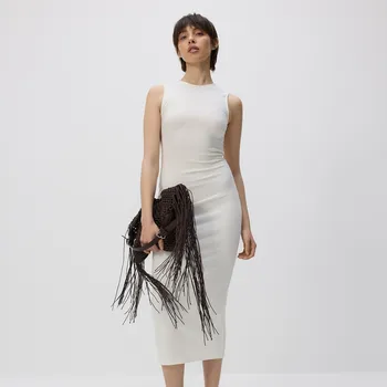 Dámské šaty Reserved - Šaty s průstřihem na zádech - bílá - WP843-00X - WP843-00X-M_L