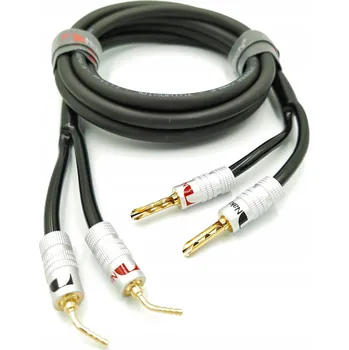 Audio kabel NAKAMICHI Reproduktorový kabel OFC 2x2,5mm2 s banánky, 4m