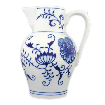 Cibulák Džbán vysoký 1,50l na noze Originál Český porcelán Dubí