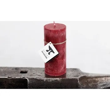 Svíčka Červená Válec
