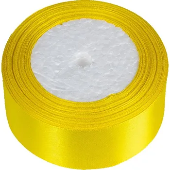 Stuha Stuha saténová žlutá 40 mm/ 22,5 m