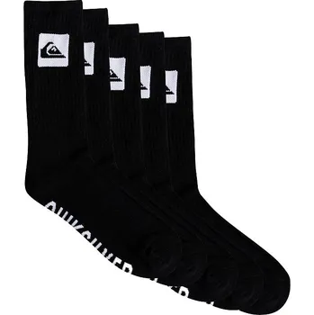 Pánské ponožky ponožky Quiksilver Crew 5 Pack - KVJ0/Black 40-45