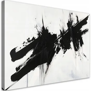 Obraz Obraz na plátně, Industriální loftová abstrakce Černobílá 90x60