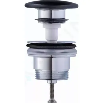 Sifon Duravit Příslušenství Uzavíratelná umyvadlová výpusť Push-Open, 1 1/4, antracit mat, 0050791300