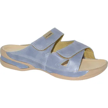 Dámská zdravotní obuv Medistyle dámské zdravotní pantofle MARUŠKA 5M-E19/H Barva: modrá, Velikost: 37