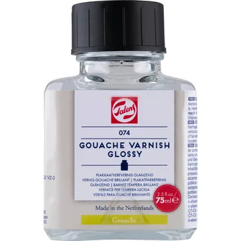 Speciální výtvarná barva Lesklý závěrečný lak na kvašové barvy Talens 75 ml