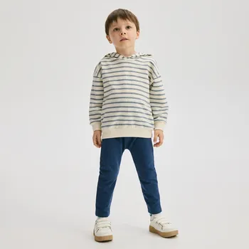 Dětská móda Reserved - Bavlněné legíny 3 ks - tmavomodrá - 449DT-59X - 449DT-59X-80