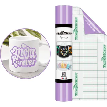 Samolepící dekorace Lesklý - Soft Lilac - samolepící vinylová folie TeckWrap Velikost: 30,5 x 30 cm