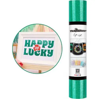 Samolepící dekorace TeckWrap Burst Shimmer - Christmas Green Velikost: 30,5 x 30 cm