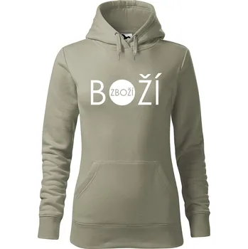 Pánská mikina Dámská mikina Boží zboží Velikost (žena): M, Vyberte barvu: Světlá khaki