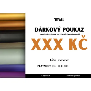 Dárkový poukaz 500 Kč poukaz: zaslat elektronicky