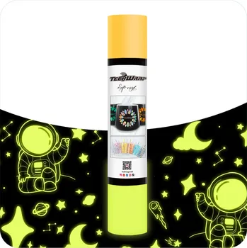 Samolepící dekorace TeckWrap Svítící ve tmě - Yellow Velikost: 30,5 x 30 cm