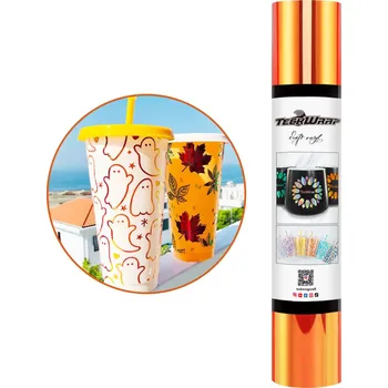 Samolepící dekorace TeckWrap Opál - Fluorescent Orange Velikost: 30,5 x 30 cm