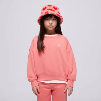 Chlapecká mikina Jordan Mikina Jdg Brookyln Ess Ft Crew Girl Růžová 128-140 Cm