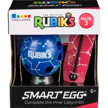 Společenská hra Rubikova Kostka Hlavolam Vajíčko - modrá