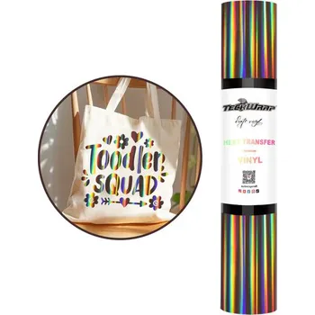 Samolepící dekorace TeckWrap Soft Holo HTV - Brown Velikost: 30,5 x 30 cm