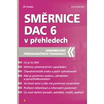 Kniha Směrnice DAC 6 v přehledech - Jiří Dušek