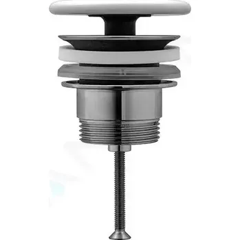 Sifon Duravit Příslušenství Neuzavíratelná umyvadlová výpusť 1 1/4, bílá, 0050750000