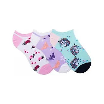dívčí sneaker ponožky s motivem zvířátek 56213 Barva: mix A - holka, Velikost: 35-38