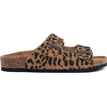 Dámské žabky Goodin Klasické dámské nazouváky zvířecí vzor na plochém podpatku 36