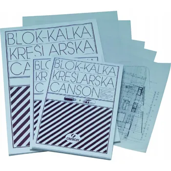 Blok PAUSOVACÍ PAPÍR A4 10 listů 90g Letadlo CANSON BLOK PAUSOVACÍHO PAPÍRU