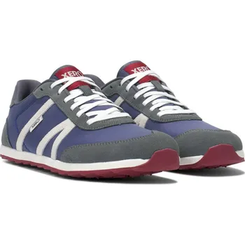 Pánské tenisky Xero Wynn – pánské retro barefoot tenisky pro maximální volnost pohybu Blue/Gray/Red (Wynn) 48
